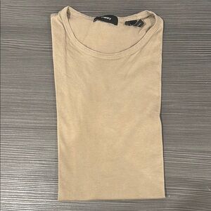 Theory Tan Short Sleeve T-Shirt